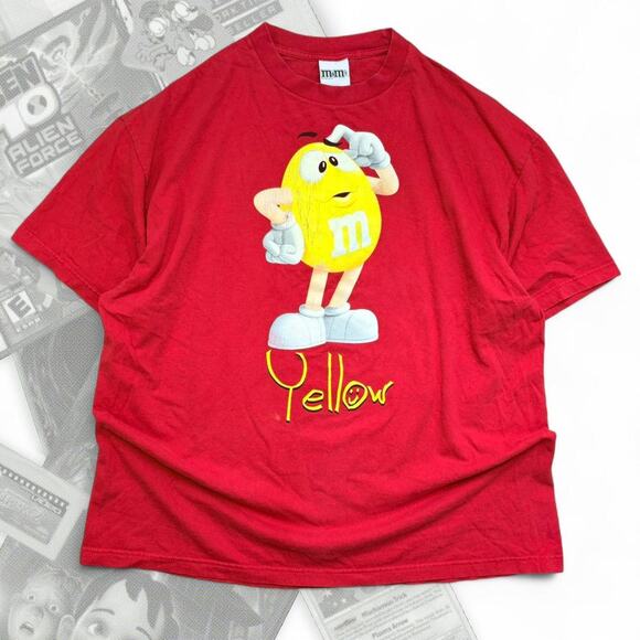 Red vintage yellow peanut mm - Picture 1 of 6